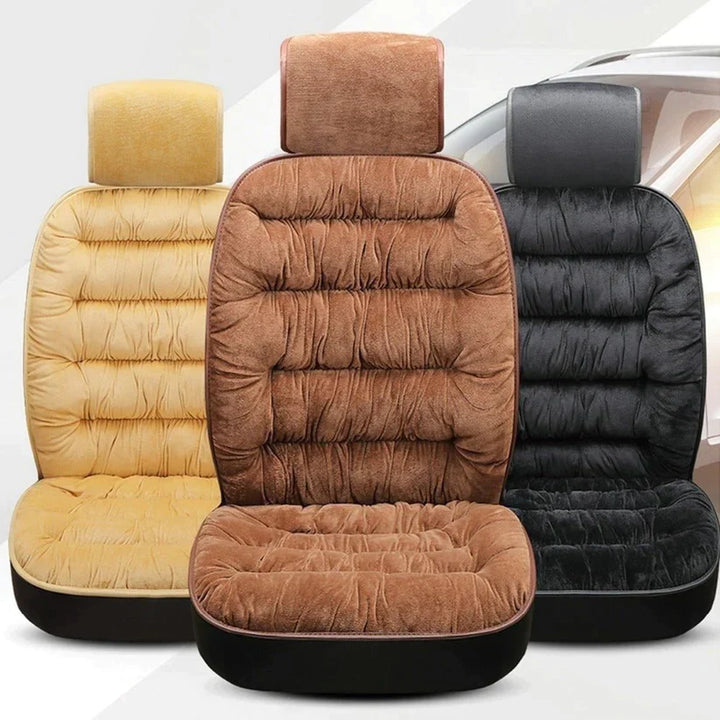 Car Front Seat Cover Winter Soft Plush Vehicle Seat Cushion