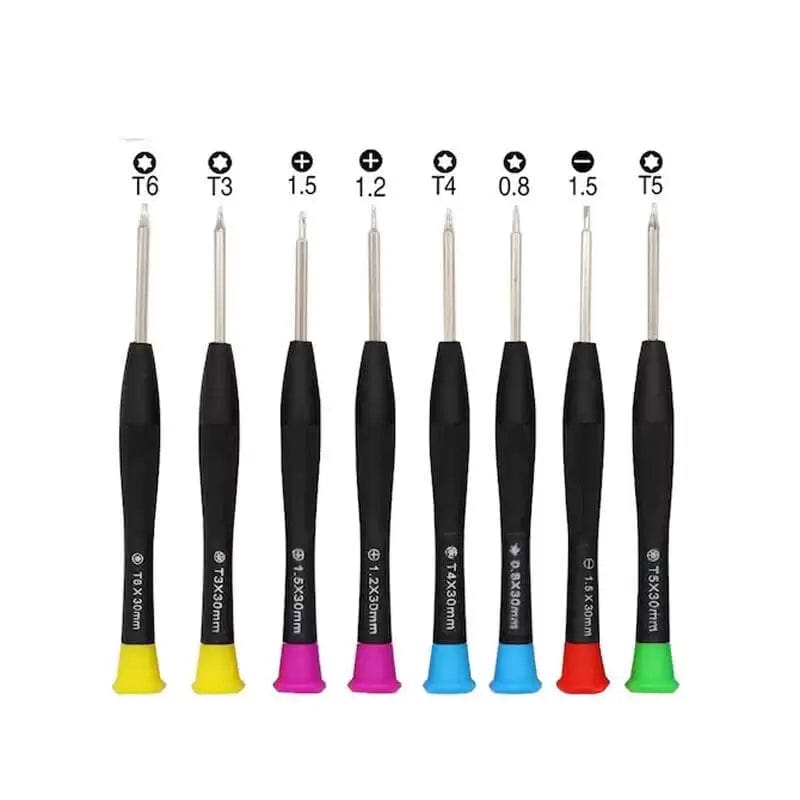 screwdriver set 8 in 1 sw‑6308a | mobile repairing kit | torx, star, cross & slotted screwdrivers screwdriver set 8 in 1 sw‑6308a | mobile repairing kit | torx, star, cross & slotted screwdrivers