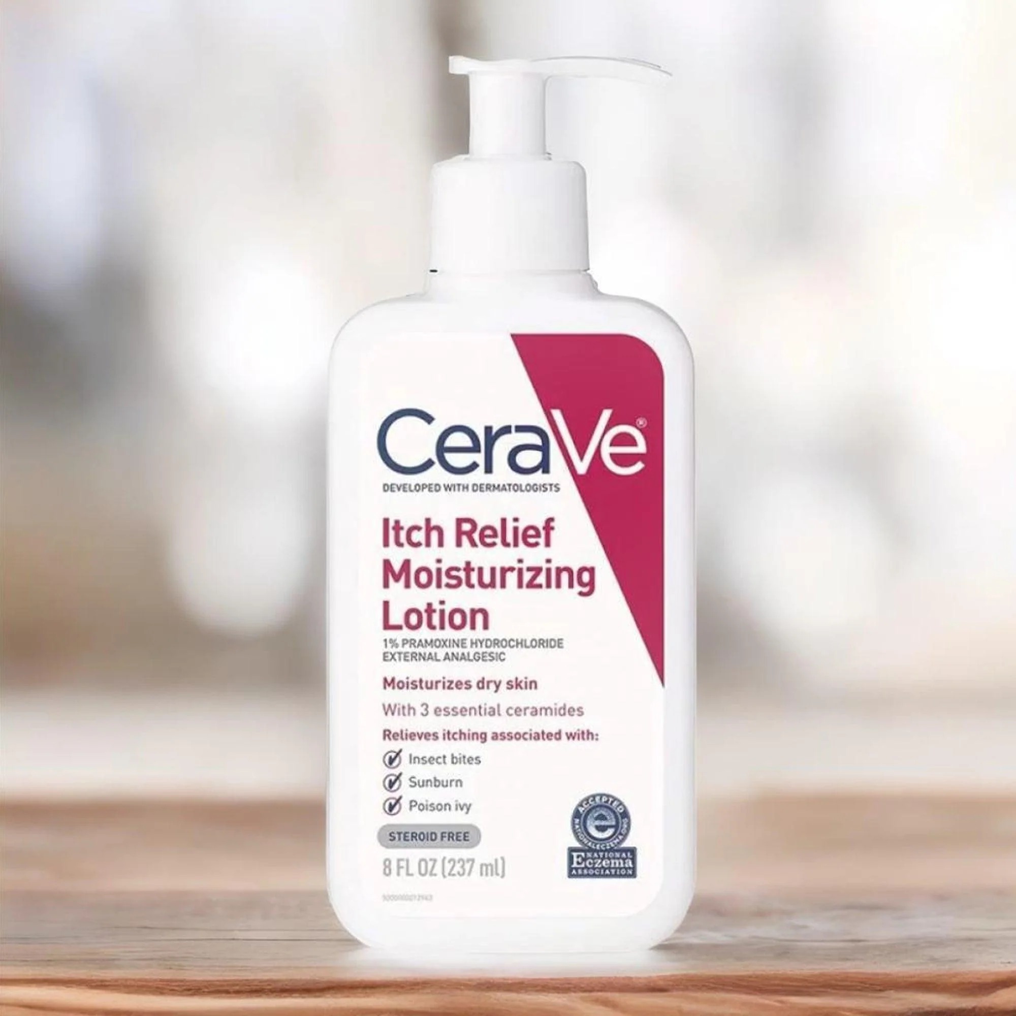 cerave itch relief moisturizing lotion | fast acting relief for dry, itchy skin | with ceramides, niacinamide & hyaluronic acid | 237ml cerave itch relief moisturizing lotion | fast acting relief for dry, itchy skin | with ceramides, niacinamide & hyaluronic acid | 237ml