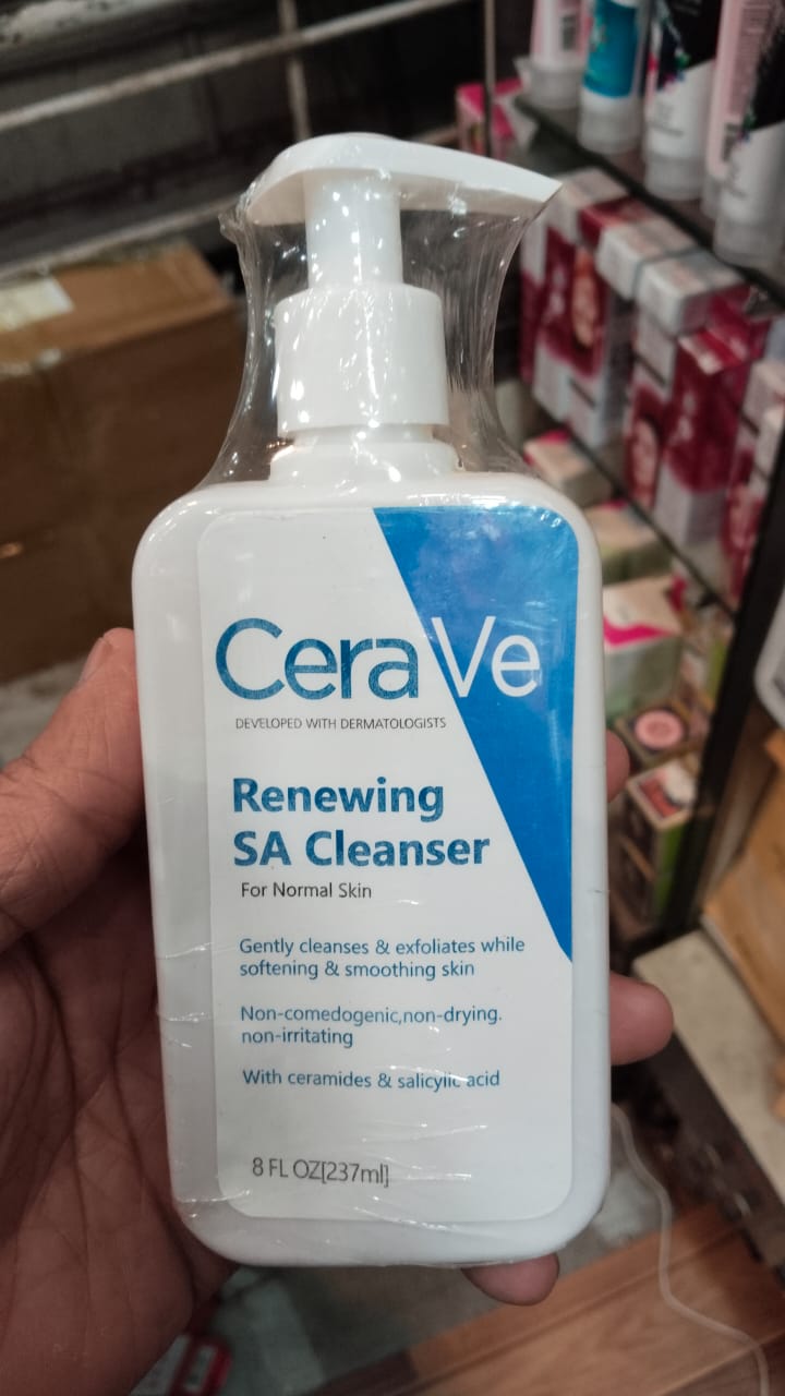 cerave renewing sa cleanser with salicylic acid – exfoliating face & body wash for rough, bumpy skin (237ml) cerave renewing sa cleanser with salicylic acid – exfoliating face & body wash for rough, bumpy skin (237ml)